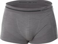 Brubeck Bx10430 Men's Boxer Shorts Comfort Wool Dark Gray L