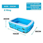 XCLWL paddling pool Rectangular Inflatable Swimming Thicken Suitable for outdoor indoor adult Baby outdoor flower backyard summer water party