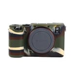 A7C Silicone Cas En Caoutchouc Corps Couverture Protecteur Cadre Peau pour Sony A7C Alpha 7C ILCE-7C Caméra Doux - Type Camouflage