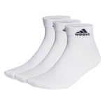 adidas Ankelsokker Sportswear 3-pk - Hvit/sort Strømper unisex