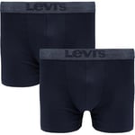 Caleçons Levis  Boxer-shorts Brief Lot de 2 Marine Melange