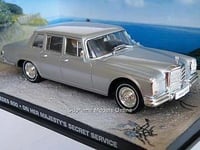 JAMES BOND MERCEDES 600 ON HER MAJESTYS S SERVICE MINT BOXED MODEL ^^