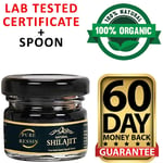 100% Organic Himalayan Shilajit, Pure Soft Resin, Extremely Potent, Fulvic Acid