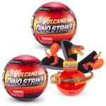 5 SURPRISE- Dino Strike Volcano Série 4 (2 Pack) Dinosaure Capsule mystère à Collectionner, 77239, Lot de 2