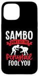 iPhone 15 Sambo Girl Female Wrestler Training Sambo Wrestling Case