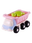 Cavallino Toys Cavallino Beach Dump Truck with 4 Sand Molds Pink