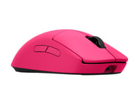 Logitech G Pro 2 - Mus - Gaming - Høyre- Og Venstrehåndet - Optisk - 8 Knapper - Trådløs, Kablet - 2.4 Ghz, Usb - Usb Logitech Lightspeed-Mottaker - Rosa