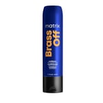 Matrix, Après-Shampoing Neutralisant de Reflets Cuivrés et Orangés pour Cheveux Châtains, Colorés ou Naturels, Anti-Reflets Cuivrés, Brass Off, 300ml