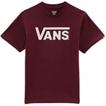 Vans Unisex Kid's Classic T-Shirt, Burgundy-Marshmallow, S