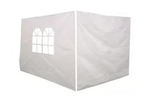 Rideau pour tonnelle Suhali 2 x 3m blanc