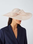 John Lewis Harlow Large Disc Occasion Hat, Pink