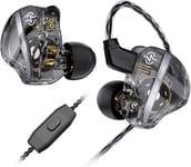 Ccz Dc01 Pro Ecouteurs De Jeu Avec Micro,Ecouteurs Filaires Super Basses,Transmission Stable,Cable Ofc Haute Purete,Oreilles Brevetees Exclusives,Casque Iems Filaire Pour Jeux,Musiciens