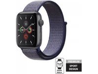 Crong Crong Nylon Band - Pasek Sportowy Apple Watch 42/44 Mm (Midnight Blue)