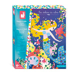 JANOD - Coffret Sequins à Coller Sirènes - Les Ateliers du Calme - Kit Loisir Créatif Enfant - Apprentissage Motricité Fine et Concentration - Dès 6 Ans, J07926