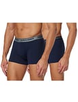 JACK & JONES Men's Jacvincent Trunks 2 Pack Noos Boxer Shorts, Blue (Navy Blazer Detail:navy Blazer), M