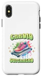 Coque pour iPhone X/XS Chaussure de course mignonne de super-héros de tapis roulant