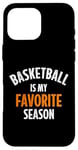 iPhone 16 Pro Max Basketball is my favorite season Case