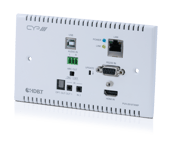 CYP/// HDBaseT 2.0 WP Sändare, 4K, HDCP 2.2, PoH, USB