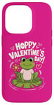 iPhone 14 Pro Happy Valentines Day Boy Girl Love Cute Frog Costume Outfit Case