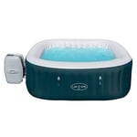 Spa gonflable Lay-Z-Spa® Ibiza Airjet™, 4 à 6 personnes, carré 180 x 180 x 66 cm, 140 jets d'air, couverture isolante, filtration à cartouche, diffuseur Chemconnect™