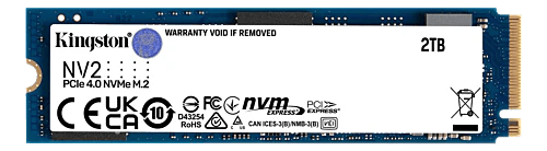 Kingston M.2 NVMe 2280 intern SSD 2TB