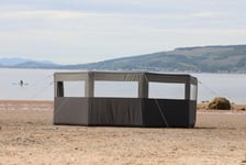 Vango AirBeam Windbreak - 5 Panel - Elements ProShield Shadow Grey