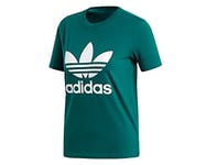 Adidas Damen TREFOIL TEE T-shirt, noble green, 42 EU , 16 UK