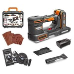 Worx SANDECK Ponceuse WX820 sans fil 5 en 1, 20V 2.0Ah