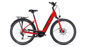 Velo de ville electrique cube supreme sport hybrid pro 500 easy entry shimano deore 10v 500 wh 700 mm rouge 2023