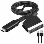 Convertisseur péritel vers Hdmi adaptateur Audio vidéo pour Hdtv/dvd/décodeur/ps3/pal/ntsc Starlight thsinde