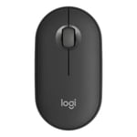 Logitech M350S Pebble Wireless/Bluetooth Quiet Click Mouse Graphite