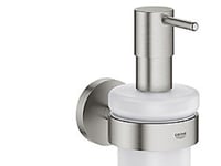 Grohe Start Tvålpump - Glas/Metall Supersteel Med Hållare