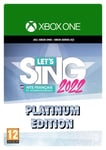 Let's Sing 2022 Hits Français et Internationaux Platinum Edition