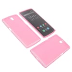 Bag for OnePlus One phone case protection cover TPU rubber case Pink