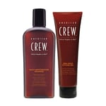 Lot Homme AMERICAN CREW Kit Journalier Moisturizing shampoo 250ml + styling Gel