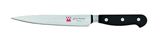 Montana Maitre Couteau de cuisine pour fileter poisson, couteau de cuisine avec lame flexible en acier inoxydable à l'azote 18 cm et manche ergonomique