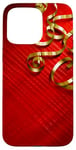 iPhone 15 Pro Max Festive Wrap And Ribbon Red Christmas Holiday Winter Fun Case