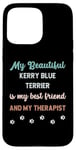 Coque pour iPhone 15 Pro Max Kerry Blue Terrier Chien Papa Maman Ami et Thérapeute