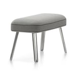 Vitra Panchina fotpall aluminiumstativ Cosy 2 pebble grey