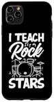 Coque pour iPhone 11 Pro Max J'enseigne aux stars du rock un professeur de musique drôle