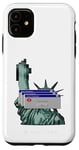 iPhone 11 Cool New York City NYC Statue of Liberty USA Flag Design Case