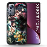 Coque pour Xiaomi 12 Pro Manga Demon Slayer Groupe