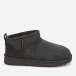 UGG Women's Classic Ultra Mini Sheepskin Boots - Black - UK 3