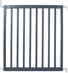 Safetots Simply Secure Barrière de sécurité en bois, 72 cm - 79 cm, Gris, Barrière d'escalier en bois, Barrière de sécurité vissée pour bébé, Élégante et pratique