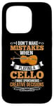 iPhone 15 Pro Cello Instrument Funny Playing Musical Lesson Case