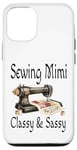 Coque pour iPhone 12/12 Pro Sewing Mimi Classy And Sassy Queen Machine à coudre vintage