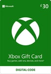 Xbox Gift Card | 30 GBP | Digital Voucher | Xbox One, Series S|X & Windows | (Download Code)