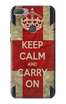 Keep Calm and Carry On Case Cover For HTC Desire 12+, HTC Desire 12 Plus