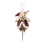 STEIFF Mouse Ornament Santa XmasTree Decor Limited Edition EAN 007262 10cm New