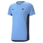 PUMA MCFC Evostripe T-Shirt pour Homme M Bleu